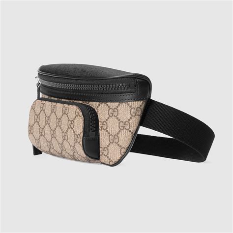 gucci eden belt bag black|Gucci belt bag 2 pouches.